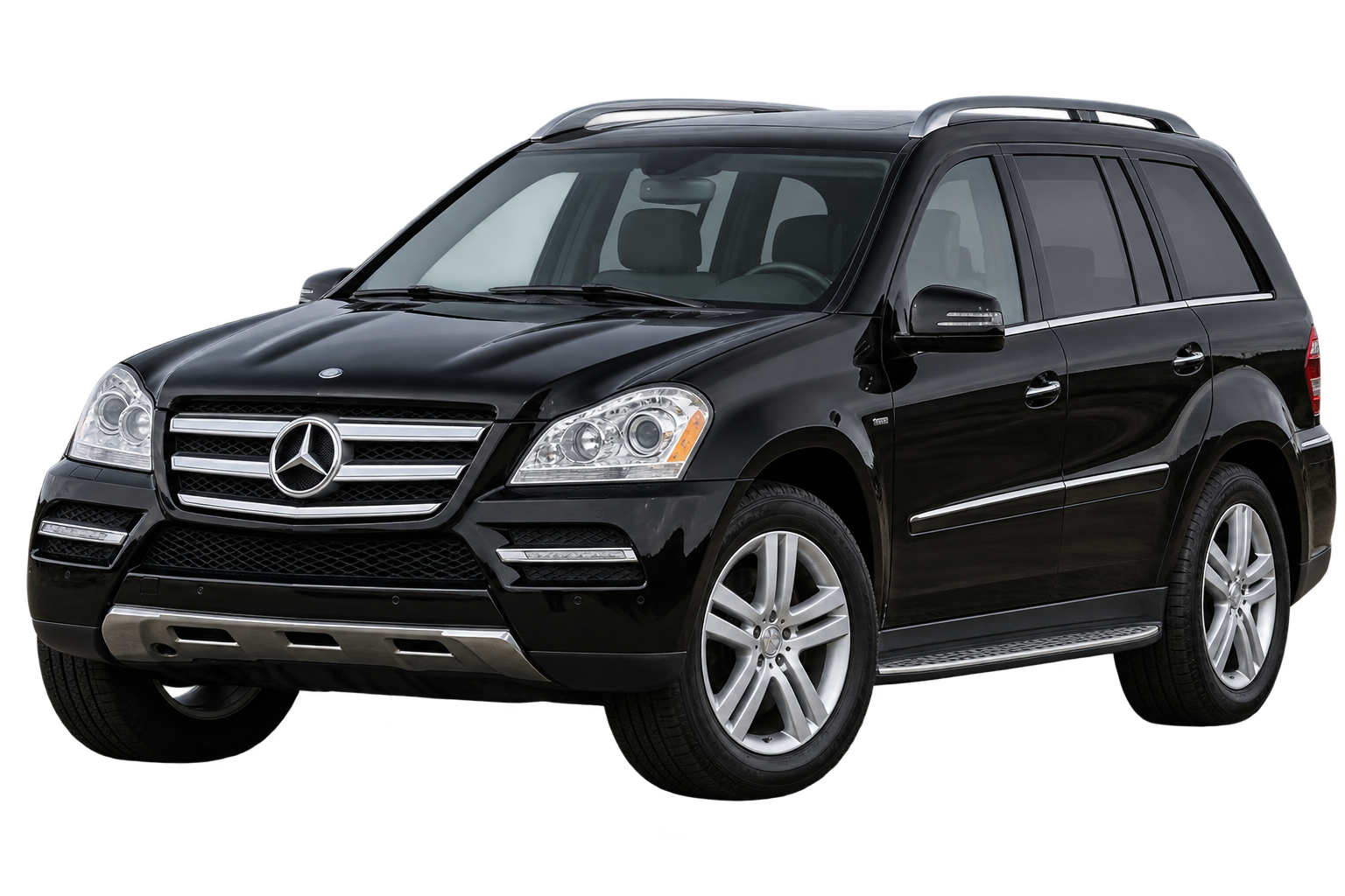 Black Mercedes-Benz GL450 2008 luxury SUV available for hire in Abuja